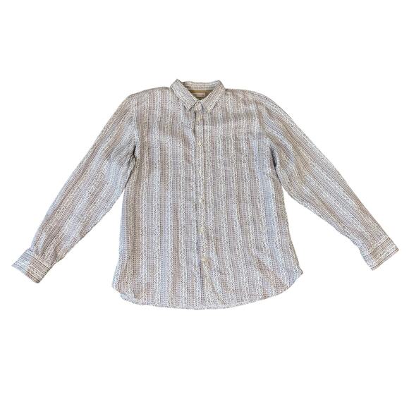 Banana Republic Tailored Slim Fit Linen Shirt US Men's XL - Picture 1 of 7